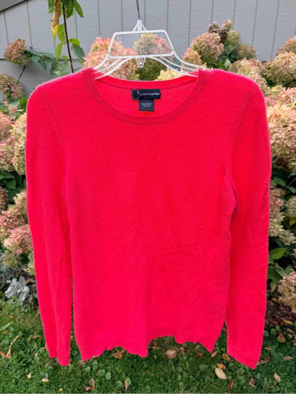 Bloomingdale's Women's Crewneck Sweater - Vibrant Pink